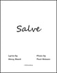 Salve SATB choral sheet music cover